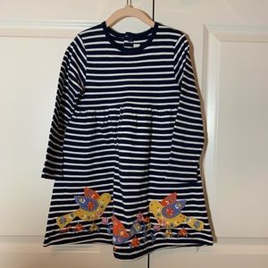 Jojo Maman Bebe girl play dress navy